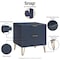 Manhattan Comfort DUMBO 2.0 Nightstand in Midnight Blue, 2PK 2-NS002-MB - alternate 5